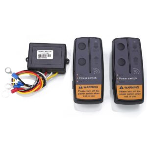 Wireless Winch Remote Control with 2x Remotes For 12V Electric Winches