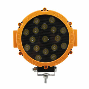 2X 51W 7inch Round Led Offroad Work Light For ATV Truck SUV (Yellow)