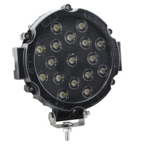 2X 51W 7inch Round Led Offroad Work Light For ATV Truck SUV (Black)