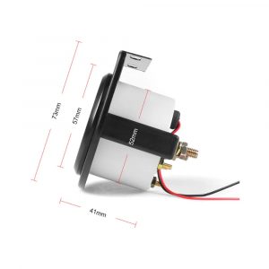 52mm Oil Pressure Gauge with Mounting Bracket and Pressure Sender Unit