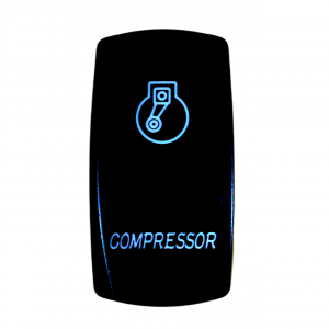 Compressor Rocker Switch Waterproof 12-24V (Blue)