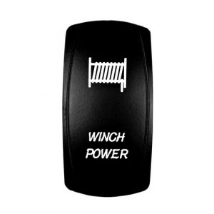 Winch Power Rocker Switch Waterproof 12-24V (Blue)