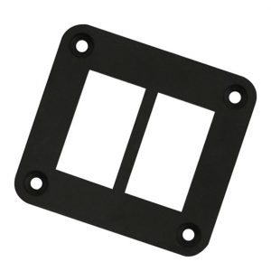 2 Holes Blank Switch Panel (Black)