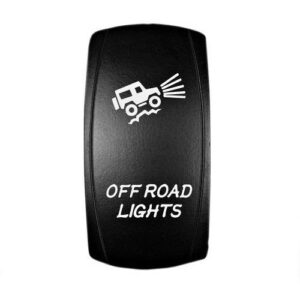 Offroad Lights Rocker Switch Waterproof 12-24V (Blue)