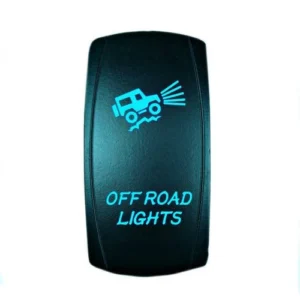 Offroad Lights Rocker Switch Waterproof 12-24V (Blue)