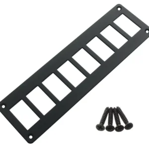 8 Holes Blank Switch Panel (Black)